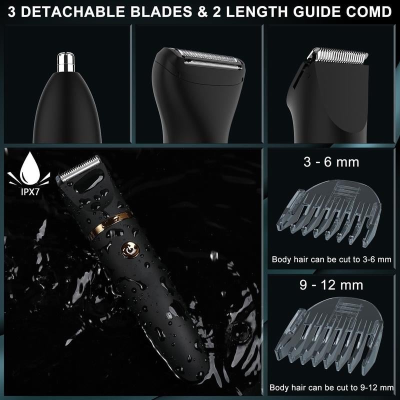 ๐ฅHot Sale-3 in 1 Electric Body Hair Trimmer for Men