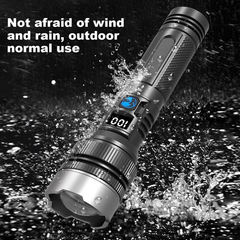๐ฆ Summer Essential! ๐ฅ 2-in-1 Power Bank Flashlight โ Super Bright, Zoomable & USB Rechargeable for Camping & Emergencies