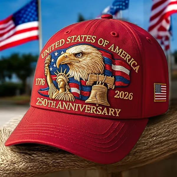 🗽Eagle & Liberty – United States 250th Anniversary Hat🦅(Breathable & Lightweight Comfort & Unisex Fit)