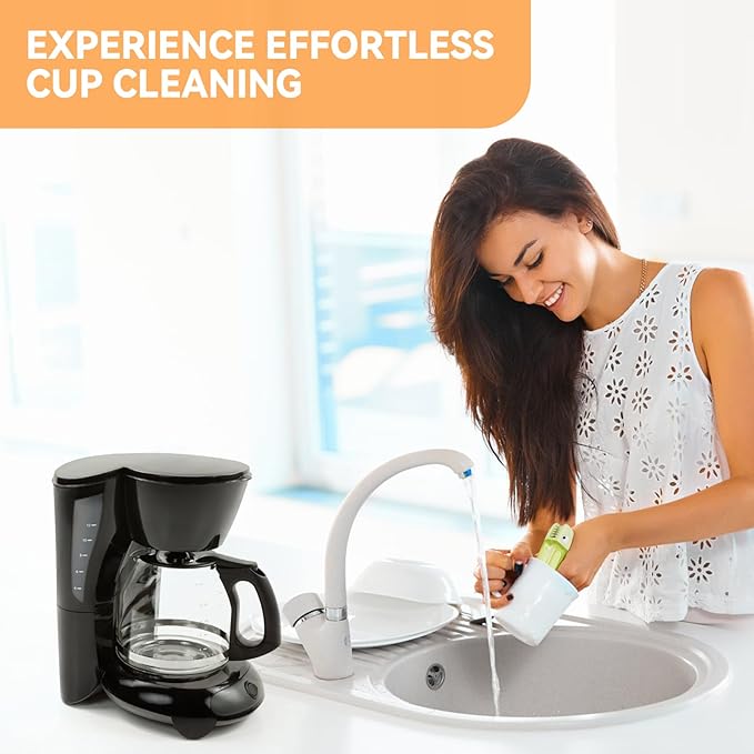 โจ3-in-1 Crocodile Brush ๐  Deep Cleaning for Narrow Cup Lids & Tableware Gaps ๐งผ