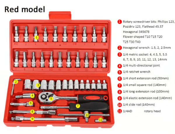 🔧Cordless Slim Ratchet Set