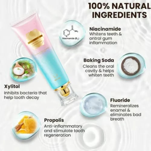 โจ Achieve a Radiant Smile - ๐ฆท Niacinamide Whitening Toothpaste - For Healthier, Whiter Teeth!