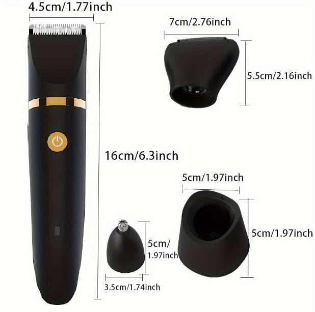 ๐ฅHot Sale-3 in 1 Electric Body Hair Trimmer for Men