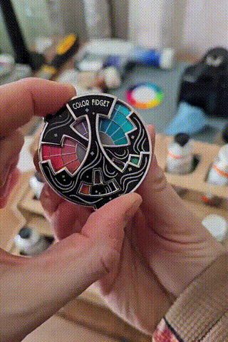 🌈Color Fidget Enamel Pin(✨A Wheel Of Twenty Hues)