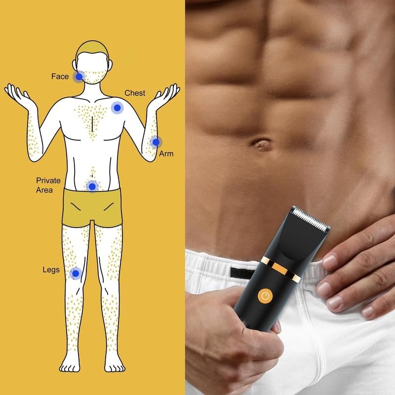 ๐ฅHot Sale-3 in 1 Electric Body Hair Trimmer for Men