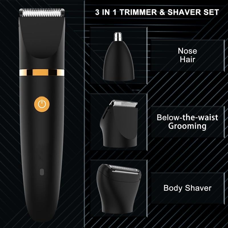 ๐ฅHot Sale-3 in 1 Electric Body Hair Trimmer for Men