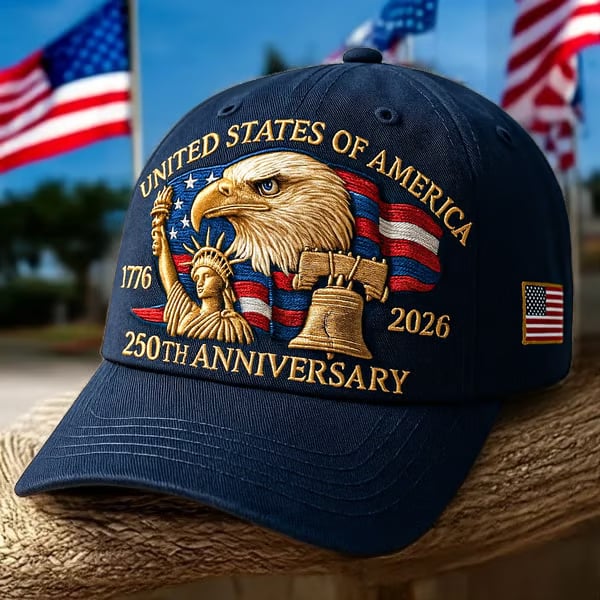 🗽Eagle & Liberty – United States 250th Anniversary Hat🦅(Breathable & Lightweight Comfort & Unisex Fit)