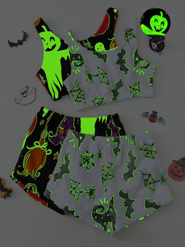 💥Halloween Pre 🎃Halloween  vest pajamas set👻