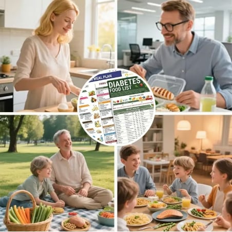 🎁Diabetes Food List & Meal Planner