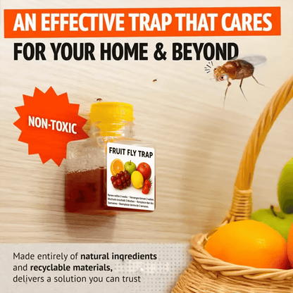 🏆Flash Sale⚡ 50K+ SOLD! Almost Gone-💥Fruit Fly Trap - Environmentally Responsible Fruit Fly Killer  - Up to 3 Weeks per Bottle,Best Gifts