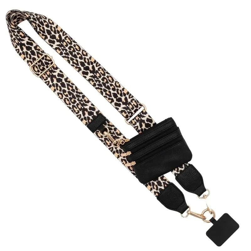👍Essential for travel-Phone Strap with Zippered Pouch🎉