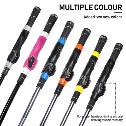 Golf Grip Trainer - Golf Swing Aid Club Attachment for Correct Hand Placement