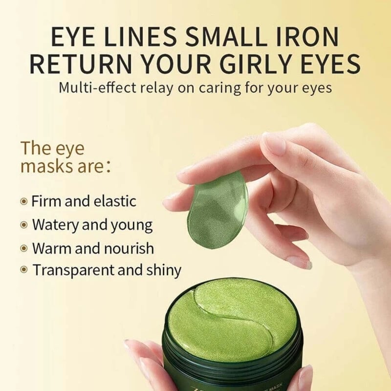 🥑Summer Hot Sale 🔥 Avocado Moisturizing Collagen Eye bagMask,60pcs/set