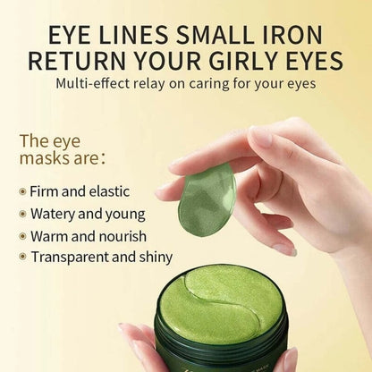 🥑Summer Hot Sale 🔥 Avocado Moisturizing Collagen Eye bagMask,60pcs/set