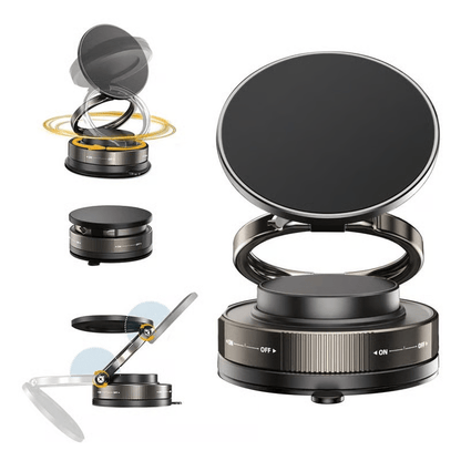 🔥 - 360° Adjustable Vacuum Magnetic Phone Holder