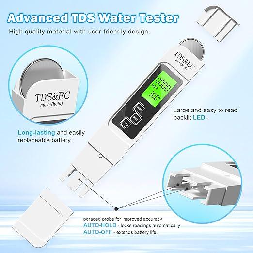 💥2025 All-New 3 in 1 Tds Meter Digital Water Tester