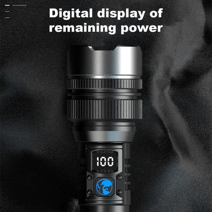 🔦 Summer Essential! 🔥 2-in-1 Power Bank Flashlight – Super Bright, Zoomable & USB Rechargeable for Camping & Emergencies