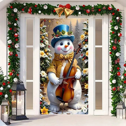🌟2025 Christmas and Halloween front door decoration