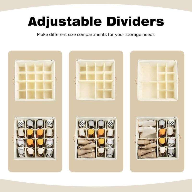 🔥Fabric Shoe Organizer Storage Box