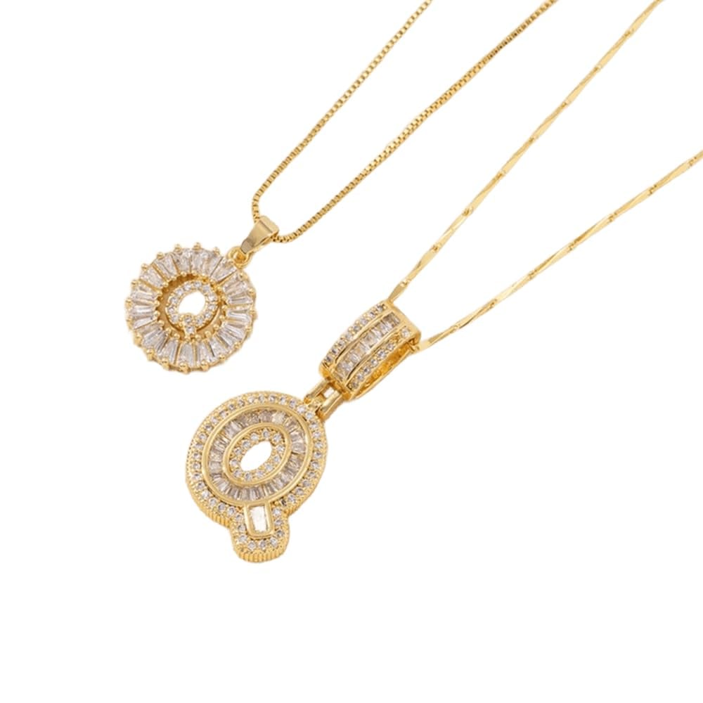 [LAST DAY ]Initial Letter Pendant Necklaces -2 Pack