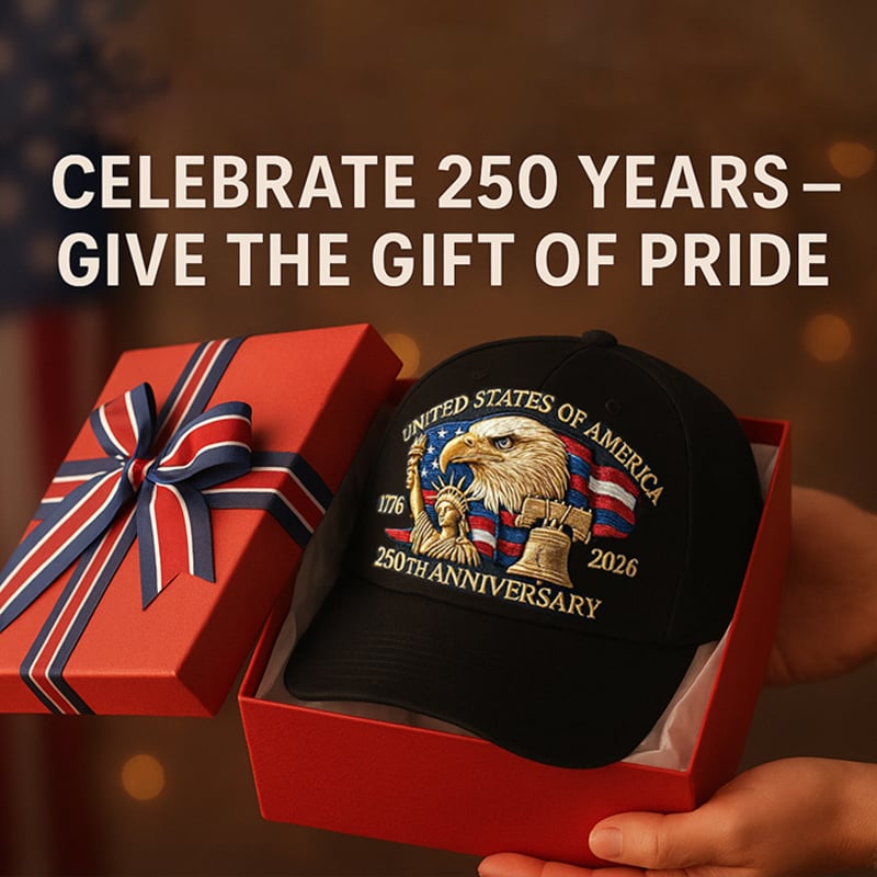 🗽Eagle & Liberty – United States 250th Anniversary Hat🦅(Breathable & Lightweight Comfort & Unisex Fit)