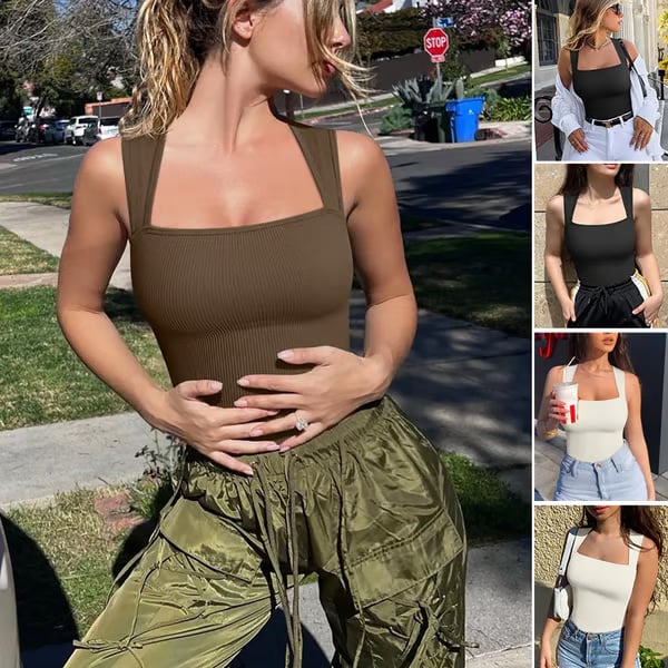 🔥Women's Summer Classic Bodysuit Shapewera🩱(No chest pad)