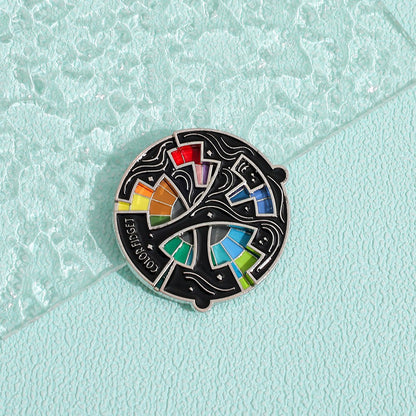 🌈Color Fidget Enamel Pin(✨A Wheel Of Twenty Hues)