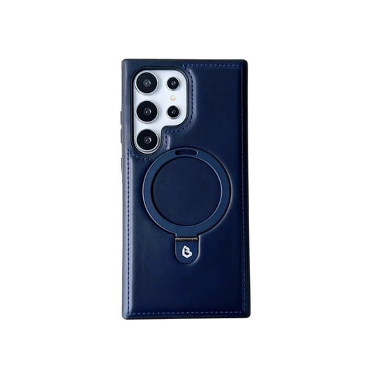 Samsung Luxurious Leather Magnetic Case with Invisible Stand for Samsung  S series