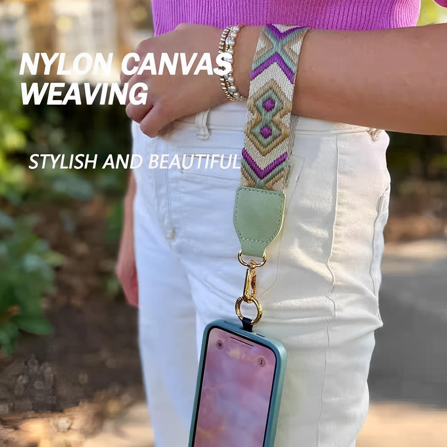 👍Essential for travel-Phone Strap with Zippered Pouch🎉